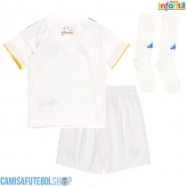 Camisa de time de futebol Leeds United Replicas 1º Equipamento Infantil 2025-26 Manga Curta (+ Calças curtas)